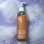 Dr. Natural Multi-Purpose Baby Plus Kids Soap - Body Wash and Shampoo - Gentle Soap with Shea Butter - Newborn Safe - Almond - 16 oz