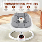 Baby Swings for Infants to Toddler, Portable Baby Swing with Extra Pad, Electric Infant Swing with 5 Speeds and Bluetooth Music, Indoor & Outdoor