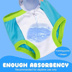 BIG ELEPHANT Toddler Training Pants, Soft Cotton Absorbent Training Underwear for Baby Boys & Girls