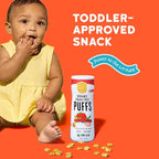 Serenity Kids 6+ Months Grain-Free Allergen-Safe Puffs for Toddlers & Babies - No Grains, Gluten, Nuts, Rice - Organic Veggies, Legumes, Olive Oil, Tomato & Herbs - 6 Count - Can Of Puffs