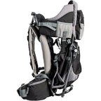 ClevrPlus Canyonero Camping Baby Backpack Hiking Kid Toddler Child Carrier with Stand and Sun Shade Visor, Black