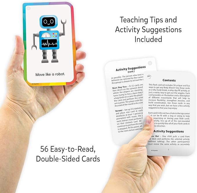 Teacher Created Resources Body Movin' Flash Cards (EP62077)