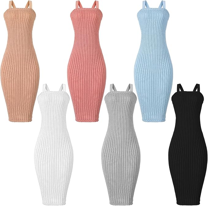 Bencailor 6 Pcs Doll Clothes for 11.8 Inch Doll, Doll Accessories Summer Tops Swimwear Robe Doll T Shirt Dress Winter Coat Jacke Doll Outfit Girl Birthday Gift(Vibrant Color)