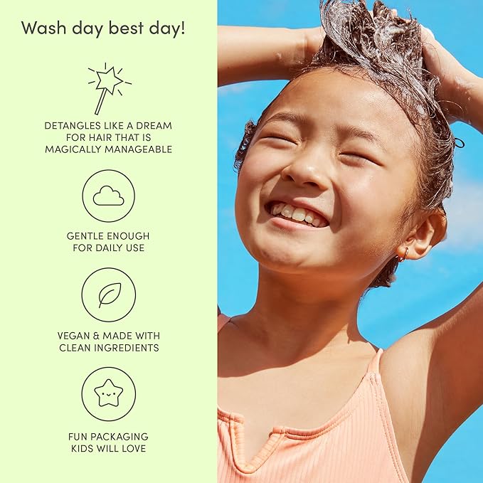 Evereden Kids Conditioner Detangler, 6.7 fl oz. | Children's Haircare | Non-toxic Conditioning for Silky Smooth Hair