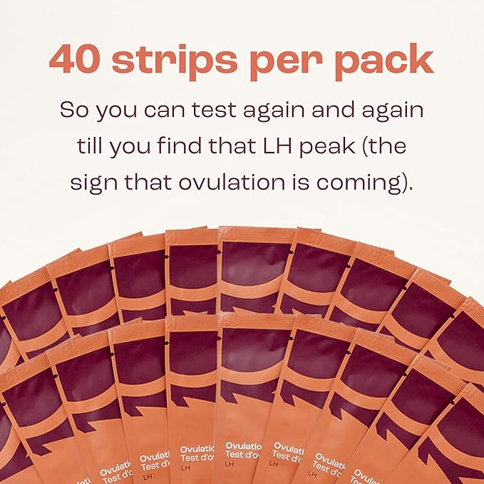 Bird&Be Ovulation Test Strips (Predictor Kit with 40 LH Strips, Over 99% Accurate)