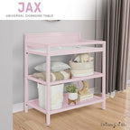 Dream On Me Jax Universal Changing Table, Blush Pink , 34x20x40 Inch (Pack of 1)