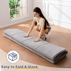 MAXYOYO 1.2" Thick Baby Play Mat for Floor, 78"x 78" Foldable Playpen Mat, Tummy Time Foam Mats Ultra Soft Support, Padded Carpet with Non-Slip Backing for Infant,Kids and Toddler Crawling, Grey