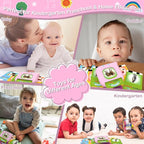 Pocket Speech Therapy Toys for 1 2 3 4 5 Years, Bilingual Spanish English 224 Sight Words Toddler Flash Cards Preschool Learning materialsToy, Montessori Autism Sensory Toys, Birthday Gifts for Girls