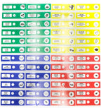 48pcs Prepared Plastic Microscope Slides Biological Specimen with 4 Boxes for Children Student Enlighten Education