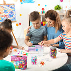 XXTOYS Crystal Growing Kit - Crafts for Girls Ages 6-8 - Create 12 Flowers Crystals Science Experiment Kit - DIY Decorative Lamp Set Light Up The Night - STEM Educational Toys Gifts for 6+