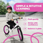 Balance Bike: for Big Kids Aged 4, 5, 6, 7, 8 and 9 Years Old - No Pedal Sport Training Bicycle | 16inch Wheel