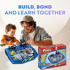 Playz Electrical Circuit Board Engineering Kit for Kids with 25+ STEM Projects Teaching Electricity, Voltage, Currents, Resistance, & Magnetic Science | Gift for Children Age 8, 9, 10, 11, 12, 13+