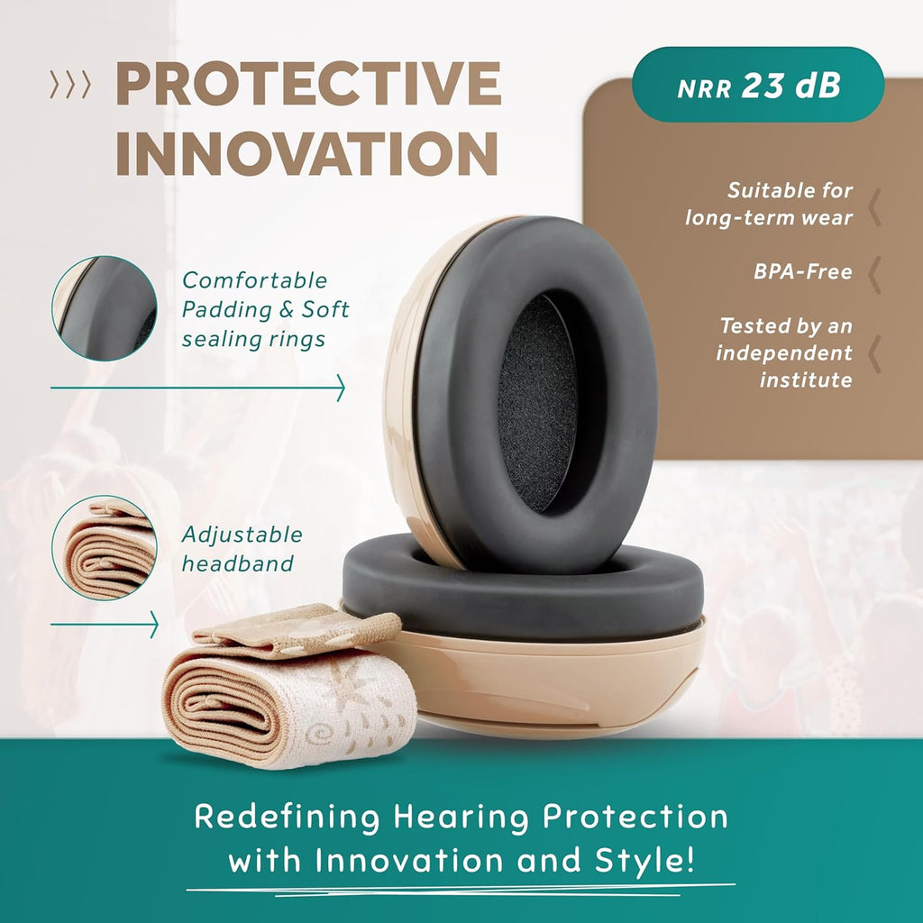 Schallwerk ® Mini+ Baby Ear Muffs – Infant Noise Cancelling Headphones, Toddler Ear Protection, Baby Headphones for Noise