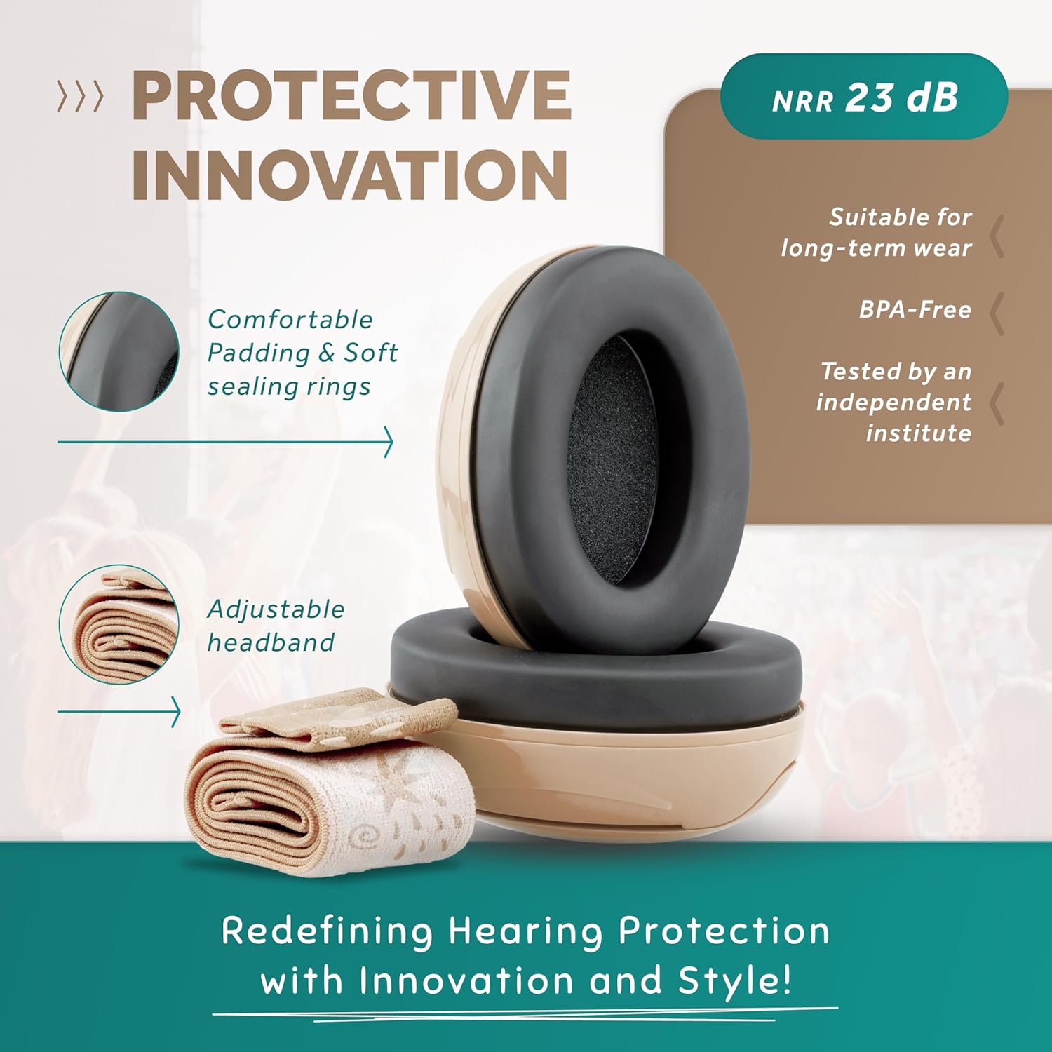 Schallwerk ® Mini+ Baby Ear Muffs – Infant Noise Cancelling Headphones, Toddler Ear Protection, Baby Headphones for Noise