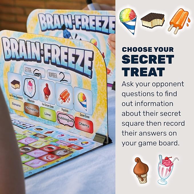 Brain Freeze™ Board Game – Fun Memory Game for Kids & Families, Educational Toys & Learning Game, Logic & Deduction Challenge, Ages 5+