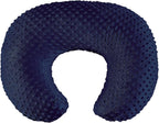 Nursing Pillow for Bottle and Breastfeeding, Ergonomic Comfort Nursing Essentials for Mom and Baby, Feeding Support Pillow with Removable Cover, Easier and Healthier Nursing (Dark Blue)