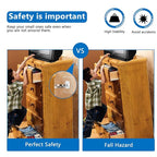 Adhesive Furniture Wall Anchors (10 Pairs 20 Packs), Vinkqiado Anti Tip Furniture Safety Straps for Baby Proofing, Secure Bookcase Dresser Shelf Cabinet to Wall for Child