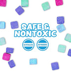 Tub Works Lil' Bursts Mini Bath Bombs for Kids, 90 Count, Gumdrop | Nontoxic | Tiny With A Burst of Color, Foam & Bubbles | Customize Bath With Fun Colors | Create Bath Art