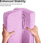 Bed Rail Bumpers Protector, Hospital Bed Rails Padding, Loft Beds and Bunk Beds Bumpers Protector, Premium Soft Memory Foam - Anti-Bump | Fall Prevention, Size 27.6 x 5.5 x 11.8 Inches, Purple