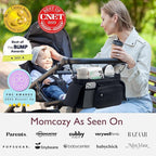 Momcozy Universal Stroller Organizer with Insulated Cup Holder Detachable Phone Bag & Shoulder Strap, Fits for Stroller like Uppababy, Baby Jogger, Britax, BOB, Umbrella and Pet Stroller