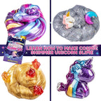 Original Stationery Cosmic Shimmer Unicorn Slime Kit – Creative Crafting Set for Making Enchanting Toys with Galaxy Glitter and Rainbow Hues