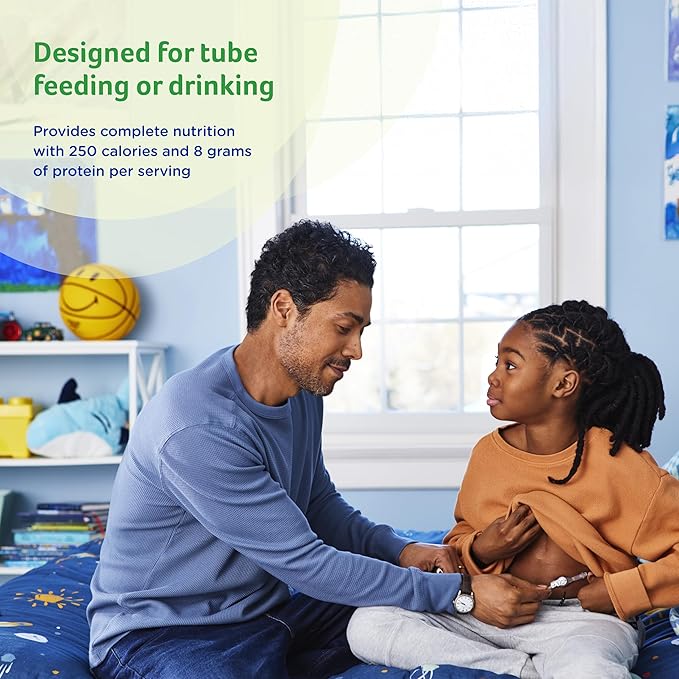 Compleat Pediatric Standard 1.0mL, Plant Based Nutritionally Complete Shake, Tube Feeding Formula, Vanilla Flavor, 24 Pack