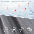 QUEEN ROSE Pregnancy Pillows, Cooling Maternity Pillow for Sleeping, 55in U Shaped Body Pillow for Pregnant Support, with Removable Silky Cover, Gray