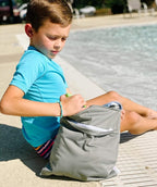 ALVABABY 2pcs Cloth Diaper Wet Dry Bags Waterproof Reusable with Two Zippered Pockets Travel Beach Pool Daycare Soiled Baby Items Yoga Gym Bag for Swimsuits or Wet Clothes LZD2122