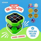 GiiKER Tic Tac Toe Bolt Game, Original 3-in-1 Handheld Puzzle Game, Portable Travel Games for Car Ride, Toys Gift Idea for Kids and Adults, Birthday Gifts for Boys Girls