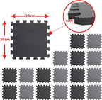 XMTMMD Soft Non-Toxic Foam Baby Play Mat | Toddler Playmat | EVA Foam Interlocking Tiles for Gym, Nursery, Playroom | 18 Squares Foam Floor Mats for Kids & Babies | Colorful Jigsaw Puzzle Play Mat