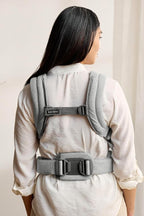 BabyBjörn Baby Carrier Harmony, Light Gray, Woven Mélange, 3-in-1 Ergonomic Baby Carrier, Newborn, Facing-in, Outward-Facing, and Back Carrying Positions Supported (7-40 lbs), Newborn to Toddler
