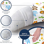 Niimo XXL Pregnancy Pillow & Baby Feeding Pillow - 2022 Double Platinum Winning Maternity Pillow, 100% Cotton Pregnancy Pillow Cover, Machine-Washable, Pregnancy Must Haves