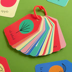 Spanish English Flash Cards - Bilingual Toddler First Words Flashcards – 26 Educational, Colorful, Double-Sided Vocabulary Cards – Sight Words for Toddler Games, ESL Kids & Preschoolers