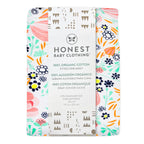 HonestBaby Unisex-Baby Fitted Crib Sheets Set Standard Mattress, 100% Organic Cotton Baby Boys, Girls, Neutral, 1 Pack - Kentucky Blue, One Size