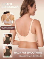 HBselect 3Pack Nursing Bras for Breastfeeding Seamless Scalloped Maternity Bras for Pregnancy Ultra Comfort Sleep Bras