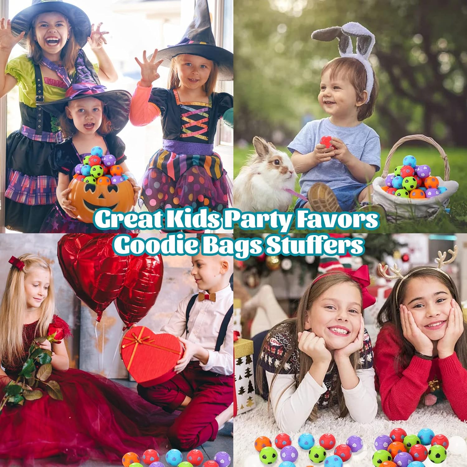 SCIONE 36 Pack Soccer Party Favors for Kids 4-8 8-12 Soccer Balls Fidget Spinner Goodie Bag Stuffers Treasure Box Toys for Classroom Prizes Return Gifts for Kids Birthday Christmas Party favors