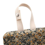 Quilted Baby Wipe Holder Floral Quilted Diaper Pouch Portable Mommy Bag for Travel Stroller Daily Casual (Green)