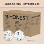 The Honest Company Clean Conscious Diapers for Delicate Skin | Up to 100% Leakproof | Hypoallergenic, Fragrance Free | Gender Neutral | Super Club Box, Size 3 (16-28 lbs), 120 Count (Prints May Vary)
