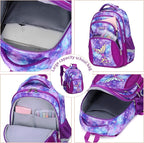 Cusangel Backpack for Girls Boys School Bookbags Kindergarten Elementary Lightweight Waterproof Multifunctional Large Capacity for Backpack (16 inch Fun Prints)