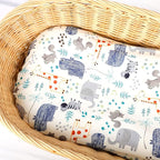 Hooyax Baby Lounger Slipcover for Newborns, Removable Infant Floor Seat, Padded Lounger Cover with Animal Design