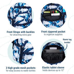 Wildkin ECO rPET 15-inch Kids Backpack – Sustainable, Padded, Adjustable – Sharks