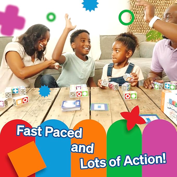 FoxMind Match Madness Board Game, Visual Recognition Matching Board Game, Family Puzzle Game to Develop Kids Problem Solving Skills