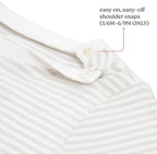 Huggies Unisex Baby Basic T-Shirt, Mid Grey Heather/Stripe