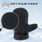 BAVST Baby Toddler Winter Mittens Girls Warm Fleece Lined Gloves Kids Sherpa Lined Mittens for Boys