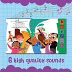 What A Noisy World - Musical Journey - Auditory Interactive Toys - Sound Books for Toddlers - Musical Book for Toddlers with 6 Different Sounds - Screen-Free Birthday Gifts