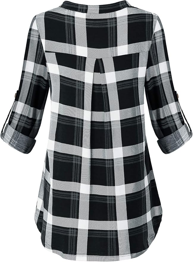 Joymom Maternity Rolled Long Sleeve Nursing Tops Tunic Blouses Breastfeeding