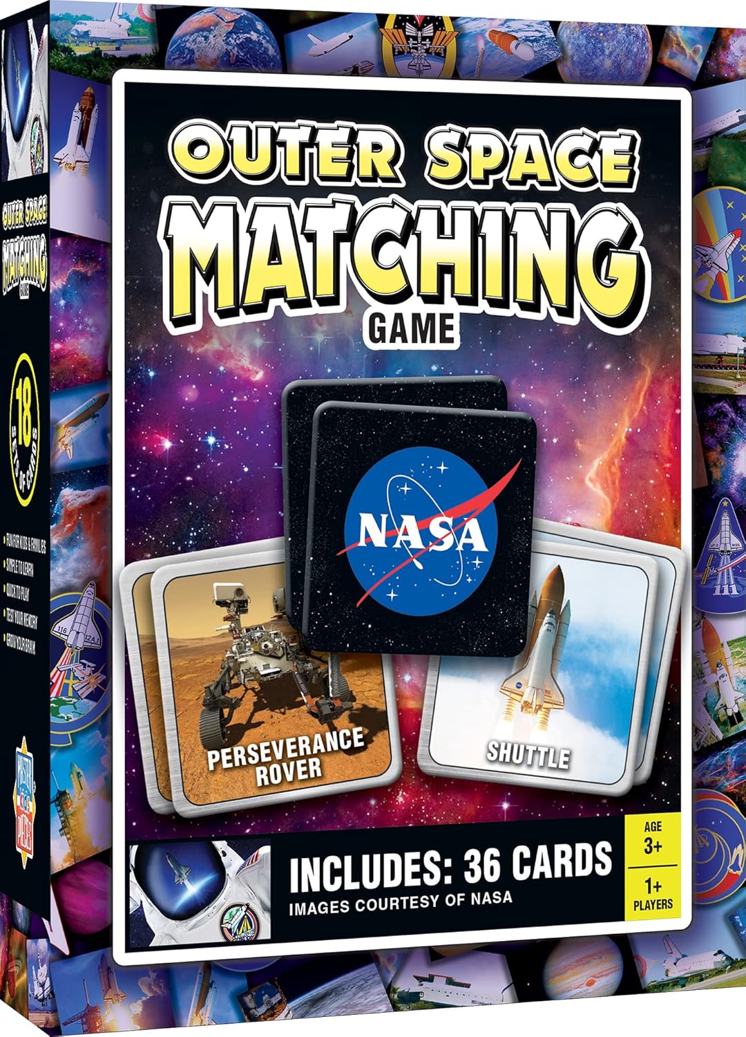 MasterPieces Kids Games - NASA Matching Game - Game for Kids and Family - Laugh and Learn