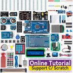 SunFounder Project The Most Complete Electronics Starter Kit Compatible with Arduino Mega 2560 R3 Mega328 Nano, 73 Tutorials Included
