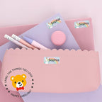 Personalized Name Labels for Kids (120) – Custom Waterproof & Durable Stickers for Clothing, Daycare, Office & School Supplies - Unicorns