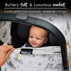 Milk Snob Original Star Wars 5-in-1 Cover, Precious Padawans, Privacy for Breastfeeding, Baby Car Seat, Carrier, Stroller, High Chair, Shopping Cart, Lounger Canopy - Newborn Essentials, Nursing Top